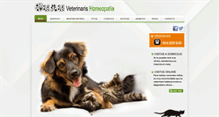 Desktop Screenshot of guau-homeopatiaveterinaria.com